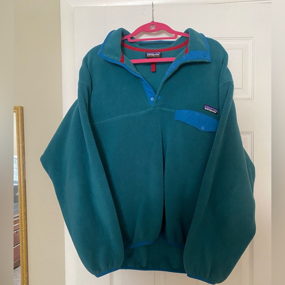 Patagonia Synchilla Snap T Pullover Men’s Size Large